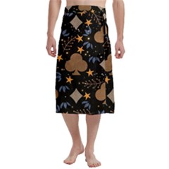 Seamless Pattern Repeat Repetition Traditional Men s Hawaiian Lavalava Ie Faitaga Wrap Skirt by Sabxi