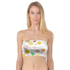 Pattern Seamless Texture Fruit Bandeau Top by Sabxi