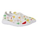 Pattern Seamless Texture Fruit Women s Slip On Sneakers View3