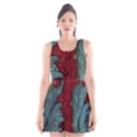 birds Scoop Neck Skater Dress View1