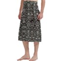 Gothic Leaf Pattern 2 Traditional Men s Hawaiian Lavalava Ie Faitaga Wrap Skirt View2