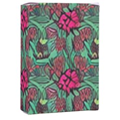 Retro 1880s Flowers Pattern 3 Playing Cards Single Design (rectangle) With Custom Box by violetheavensky