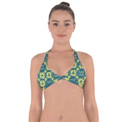 Royal Fractal Pattern 2 Halter Neck Bikini Top by violetheavensky