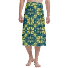 Royal Fractal Pattern 2 Traditional Men s Hawaiian Lavalava Ie Faitaga Wrap Skirt by violetheavensky