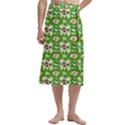 Retro 1880s Flowers Pattern 4 Traditional Men s Hawaiian Lavalava Ie Faitaga Wrap Skirt View3