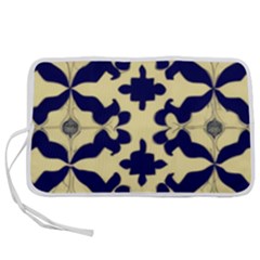 Royal Fractal Pattern 3 Pen Storage Case (m) by violetheavensky