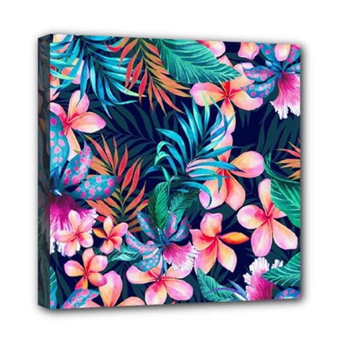 Hawaiian Flowers Hawaii Mini Canvas 8  X 8  (stretched) by Cemarart