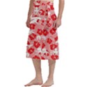 Red Hibiscus with Shark, Octopus and Dhari on Traditional Men s Hawaiian Lavalava View2