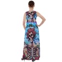 Grateful Dead Hippie Peace Roses Rock Music Legend Empire Waist Velour Maxi Dress View2