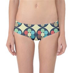 Circles Round Pattern Sphere Ball Classic Bikini Bottoms by Sabxi