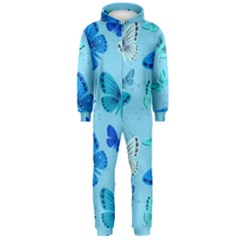 Butterflies Insect Pattern Nature Hooded Jumpsuit (men) by Sabxi