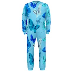 Butterflies Insect Pattern Nature Onepiece Jumpsuit (men) by Sabxi