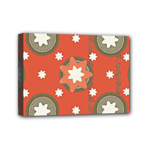 Background Abstract Mini Canvas 7  X 5  (stretched) by Sabxi