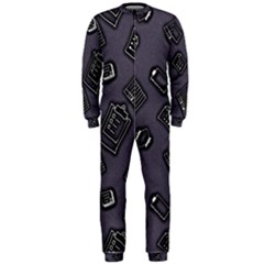 Background Wallpaper Pattern Notes Onepiece Jumpsuit (men) by Sabxi