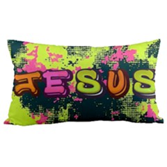 Neon Jesus 8375771 20 x12  Lumbar Throw Cushion Case (two Sides) by Jabberwonkers