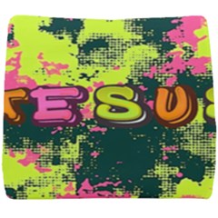 Neon Jesus 8375771 Seat Cushion by Jabberwonkers