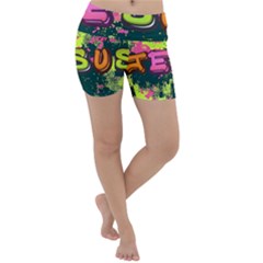 Neon Jesus 8375771 Lightweight Velour Yoga Shorts by Jabberwonkers