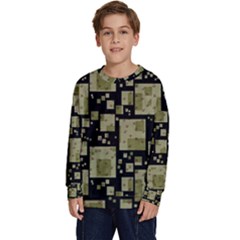 Background Graphic Wallpaper Decor Backdrop Design Kids  Crewneck Sweatshirt by Ket1n9