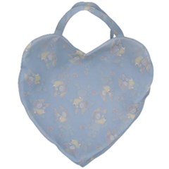 Bluey, Bluey Merch, Bluey Pattern, Bluey Bluey, Bingo, Bluey Design, Bluey Dog Giant Heart Shaped Tote by avitendut