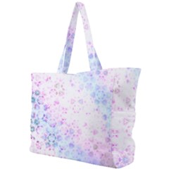 Digital Art Artwork Abstract Pink Purple Simple Shoulder Bag by Dutashop