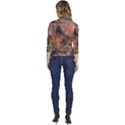 abstraction 22 Women s Draped Front 3/4 Sleeve Shawl Collar Jacket View4