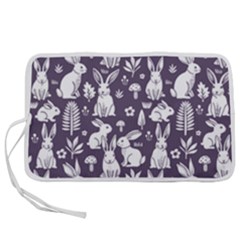 Easter Bunny Pattern Pen Storage Case (s) by Valentinaart