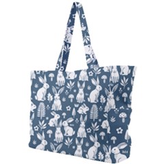 Easter Bunny Pattern Simple Shoulder Bag by Valentinaart