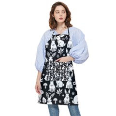 Easter Bunny Pattern Pocket Apron by Valentinaart