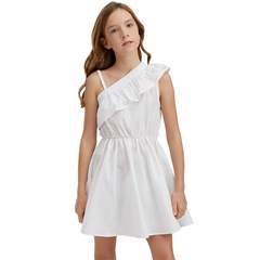 Kids  One Shoulder Party Dress Icon