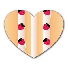 Origin Strawberry Cream Cake Mousepad (heart) by strawberrymilk