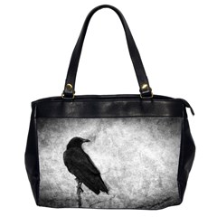 Black Crow Twin-sided Oversized Handbag by heathergreen