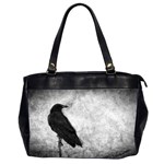 Black Crow Twin-sided Oversized Handbag Front