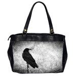 Black Crow Twin-sided Oversized Handbag Back