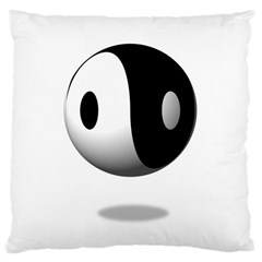 Yin Yang Large Cushion Case (two Sides) by hlehnerer