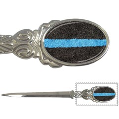 Black Blue Lawn Letter Opener by hlehnerer