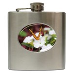 Butterfly 159 Hip Flask Front