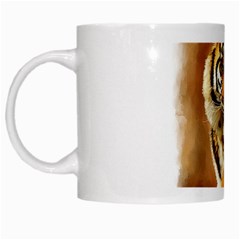 Tiger White Coffee Mug by cutepetshop