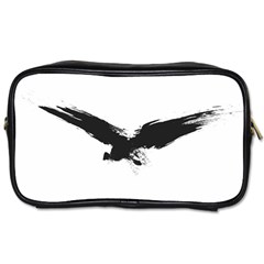 Grunge Bird Travel Toiletry Bag (two Sides) by magann