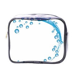 Water Swirl Mini Travel Toiletry Bag (one Side) by magann