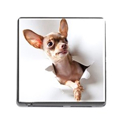 Chihuahua Memory Card Reader With Storage (square) by cutepetshop