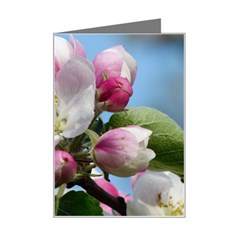 Apple Blossom  Mini Greeting Card by ADIStyle