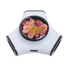 Dahlia Garden  3 Port Usb Hub by ADIStyle