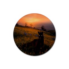 Evening Rest Drink Coaster (round) by mysticalimages