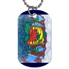 A Rose Dog Tag (one Sided) by JacklyneMae