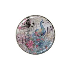 French Vintage Chandelier Blue Peacock Floral Paris Decor Golf Ball Marker 10 Pack (for Hat Clip) by chicelegantboutique