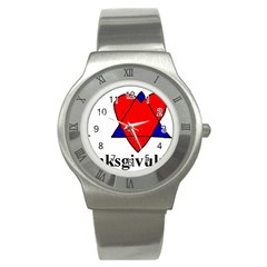 Heartstar Stainless Steel Watch (unisex) by Thanksgivukkah