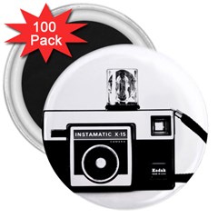 Kodak (3)cb 3  Button Magnet (100 Pack) by KellyHazel