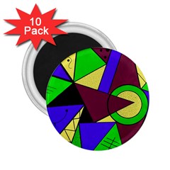 Modern 2 25  Button Magnet (10 Pack) by Siebenhuehner