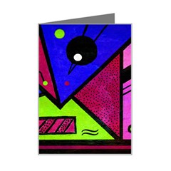 Modern Art Mini Greeting Card by Siebenhuehner