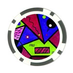 Modern Art Poker Chip Front